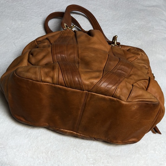 GoldenBleu Leather Large Bag - Picture 4 of 12